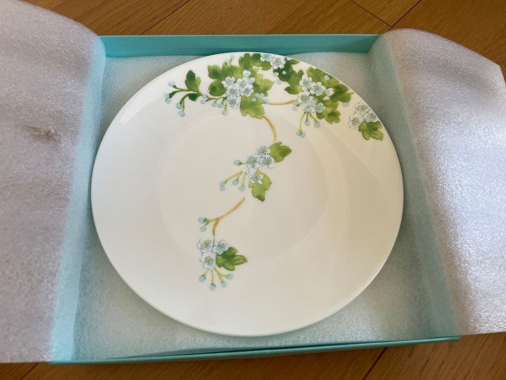 Tiffany & Co. Set of 2 Porcelain Plates Unused New Giftware
