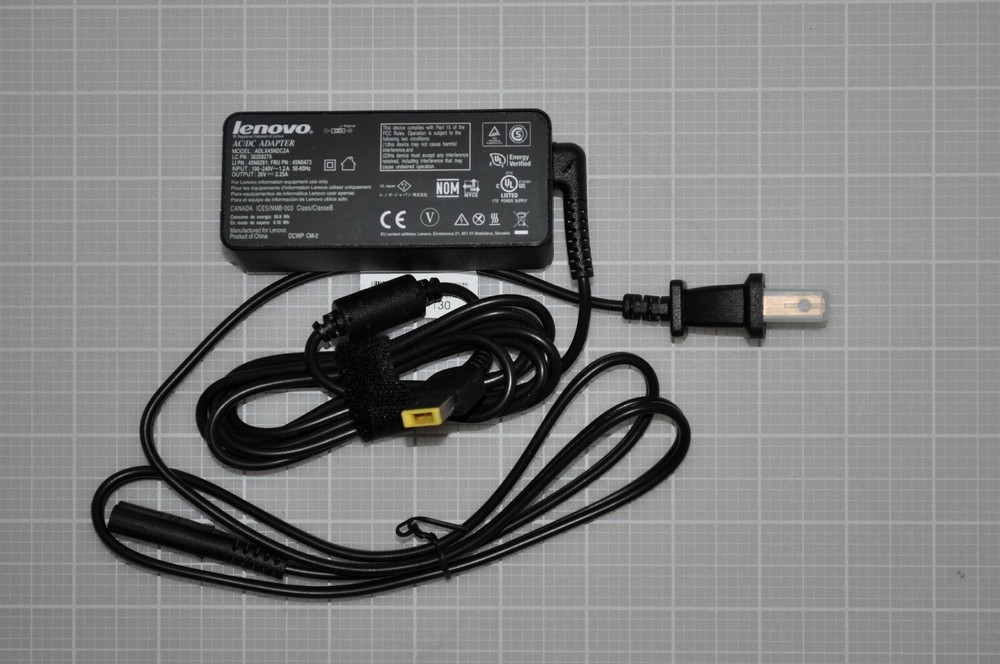 LENOVO ThinkPad USB 3.0 2.25A 45W 20VDC 2P AC Adapter Grade C 45N0473-image