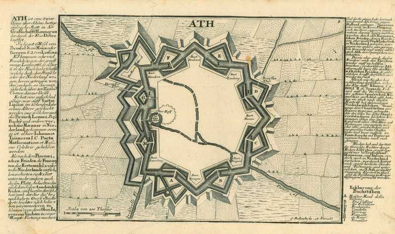 City map of Ath