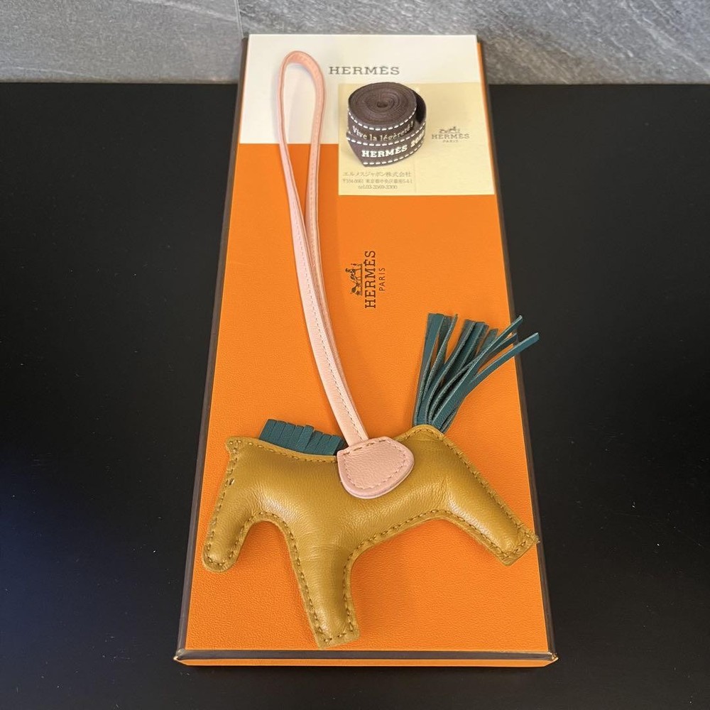 Hermes Rodeo PM Pegasus Leather Charm