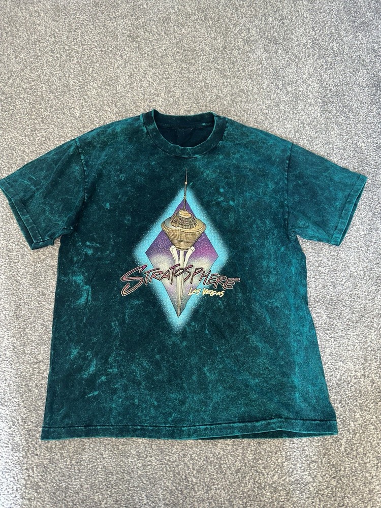 Mens Stratosphere T-Shirt, Size Large, Las Vegas, Streetwear, Crew Neck, (G37)