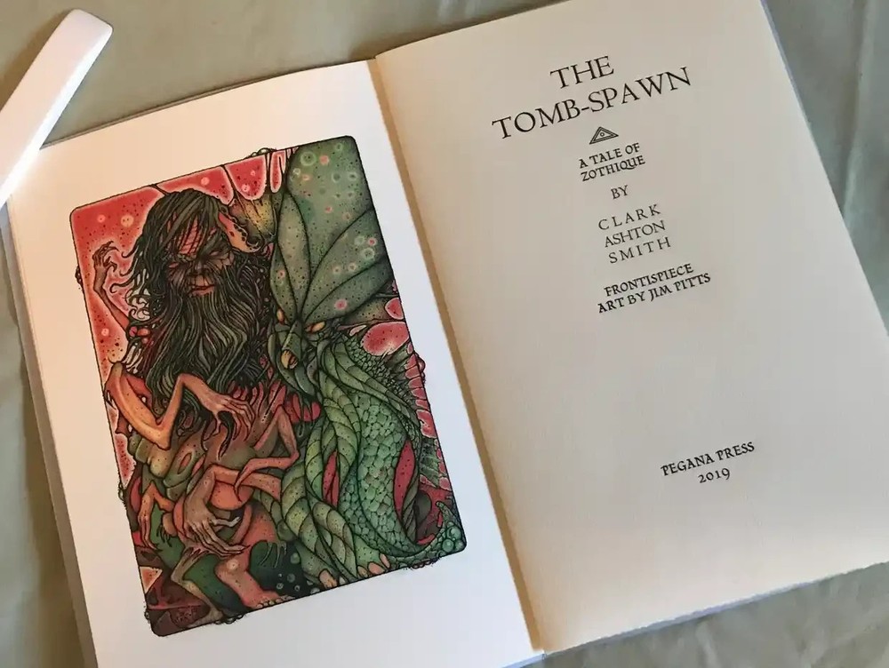 The Tomb-Spawn by Clark Ashton Smith Limited Letterpress Chapbook Only 55 Copies