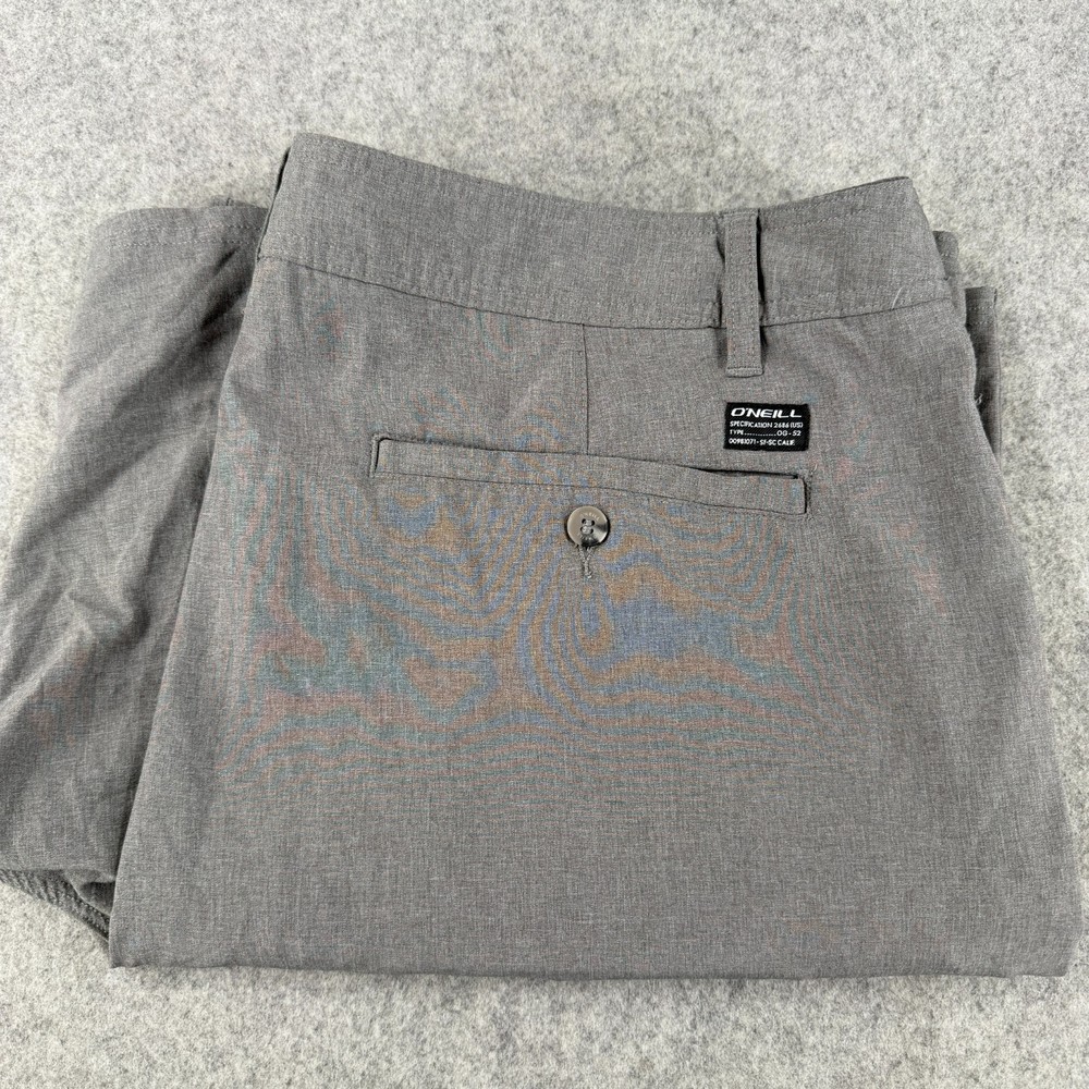 ONeill Hybrid Shorts Mens 40 Gray Performance Stretch Casual Chino Quick Dry