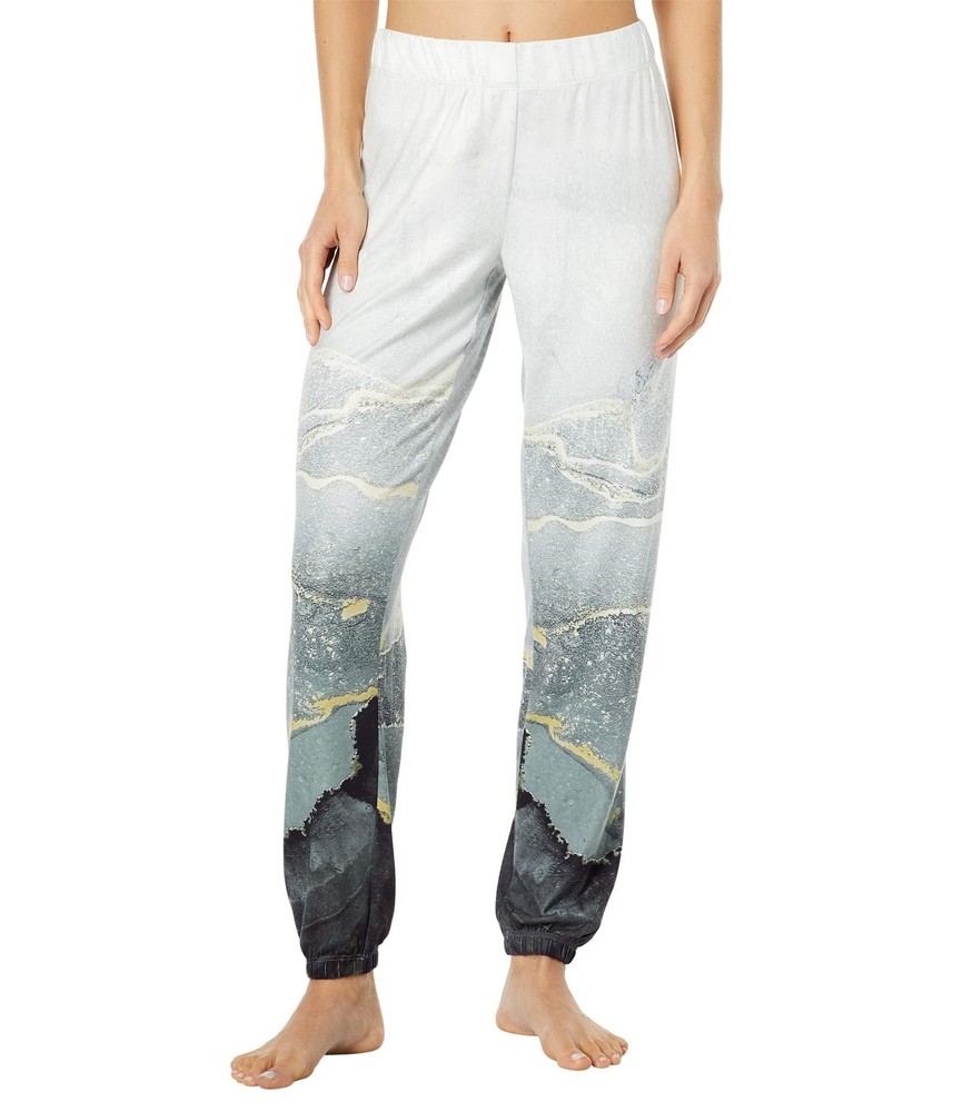 PJ Salvage Black Diamond Butter Jersey Lounge Joggers in Multi , Size Large