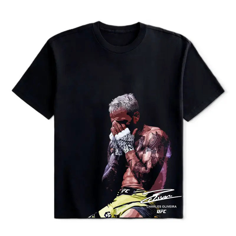 Charles Oliveira UFC Fighters Tee, UFC Fighters T Shirt, Graphic T-Shirt V2
