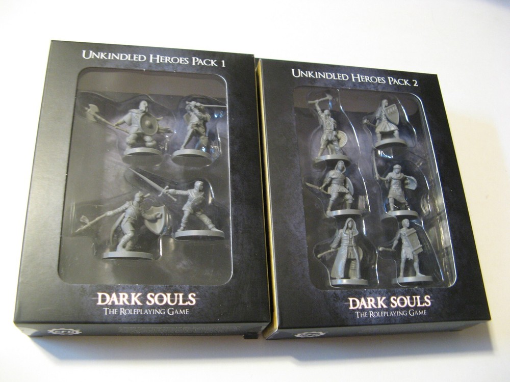 Unkindled Heroes Pack 1 & 2 - Dark Souls RPG SW 10 miniatures Steamforged D&D