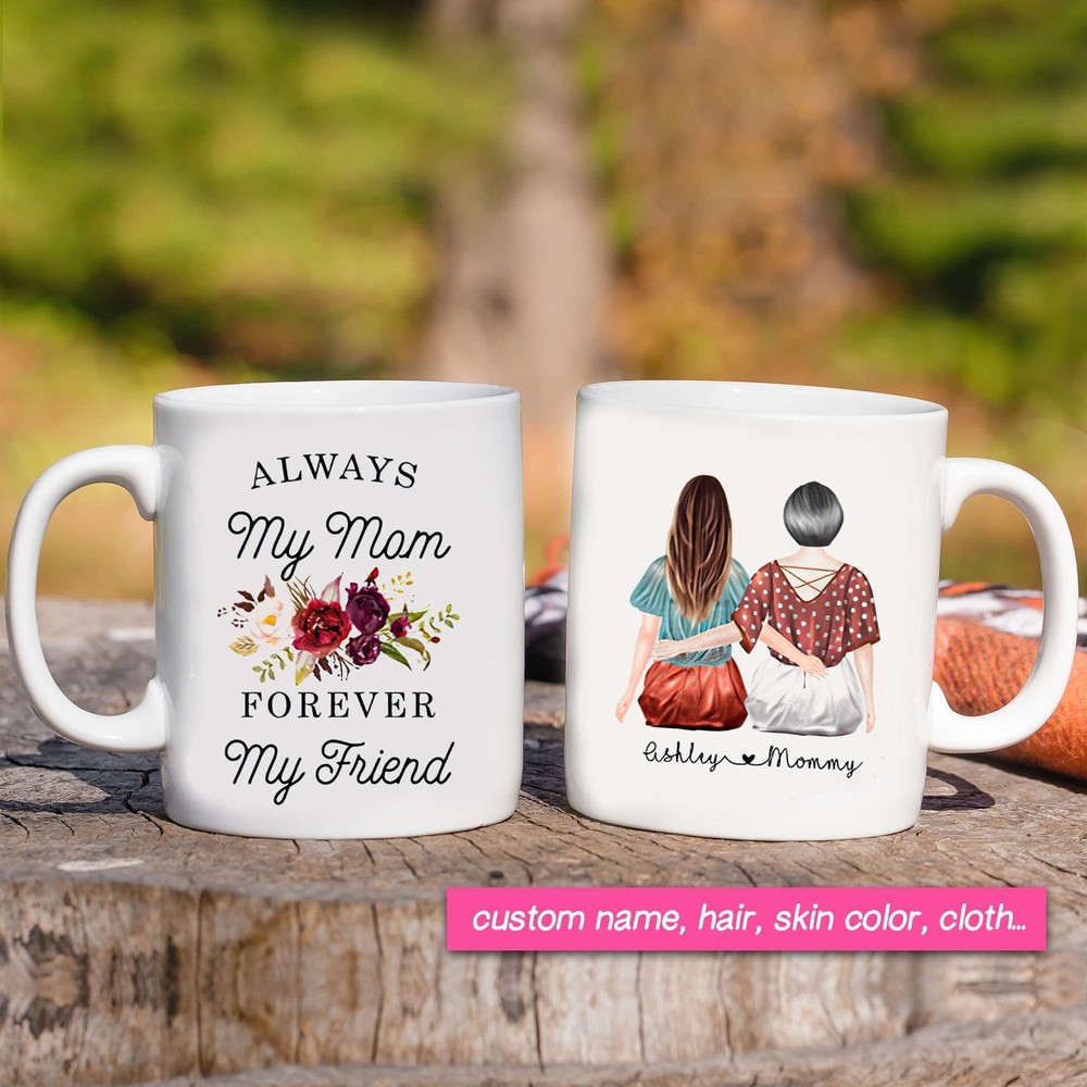 Personalized Best Mom Mug Mother Gift From Daughter Mom With Daughter Mug