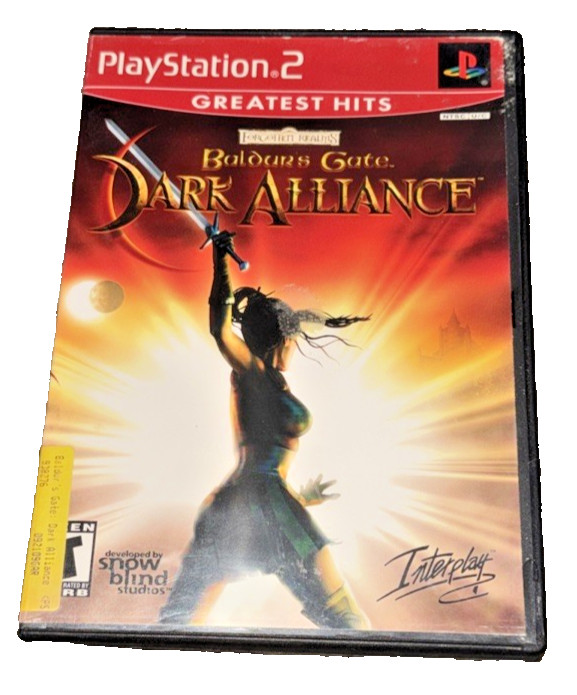 Baldur’s Gate Dark Alliance PS2 (Sony PlayStation 2, 2001) Complete Tested Rare