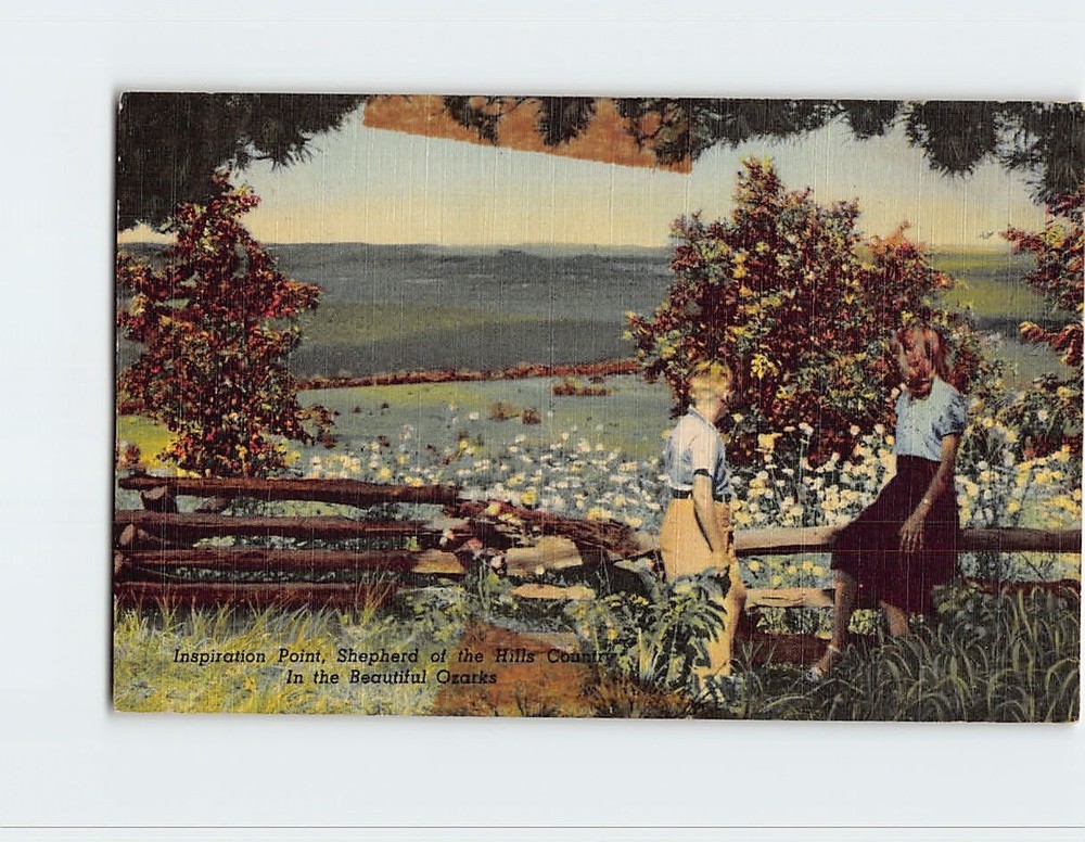 Postcard Inspiration Point, Shepherd of the Hills Country, In The Ozarks, MO