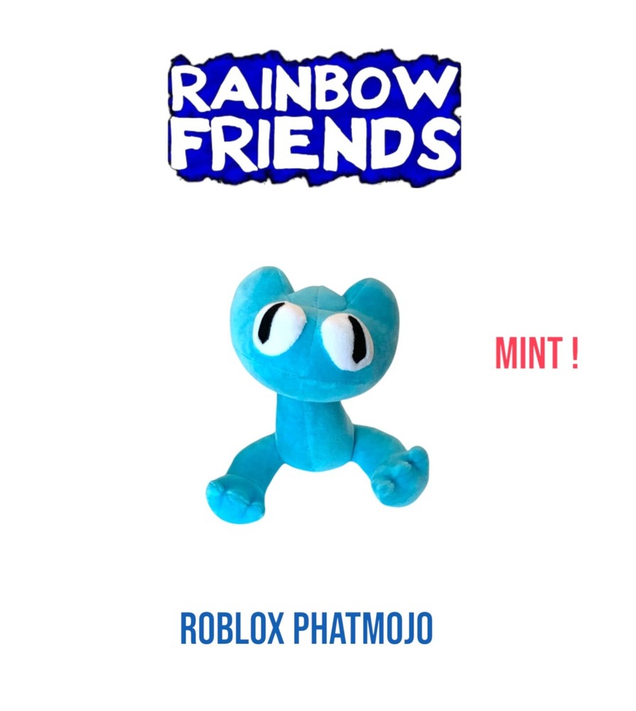 Roblox Rainbow Friends Cyan 8 Inch Plush 2024 Series 2 Mint Condition