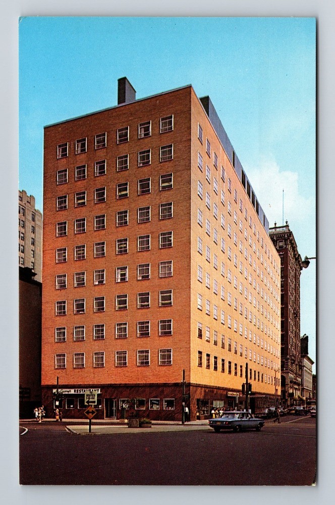 Providence RI-Rhode Island, The Howard Building Downtown, Vintage Postcard