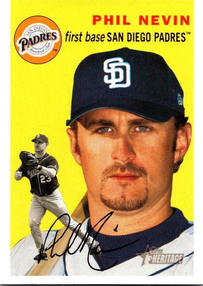 PHIL NEVIN 2003 Topps Heritage #311 (ID 4821)