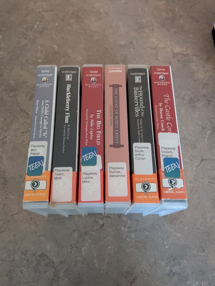 Playaway Audiobook Lot X6