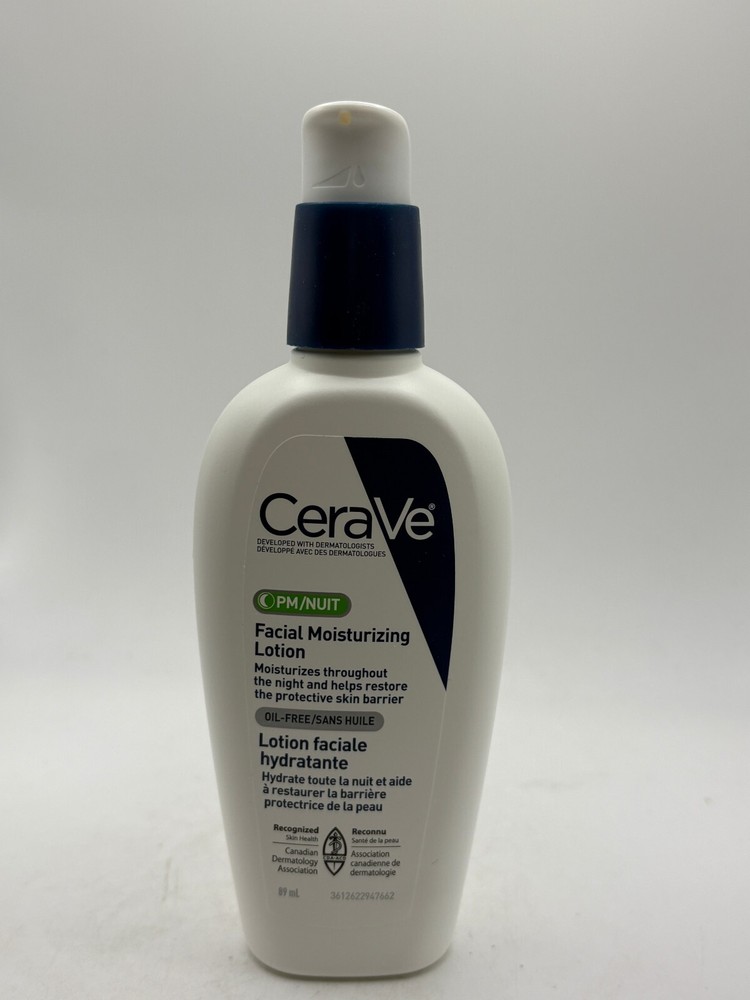 CeraVe PM Facial Moisturizer 89ml Unboxed as Shown Pack of 1