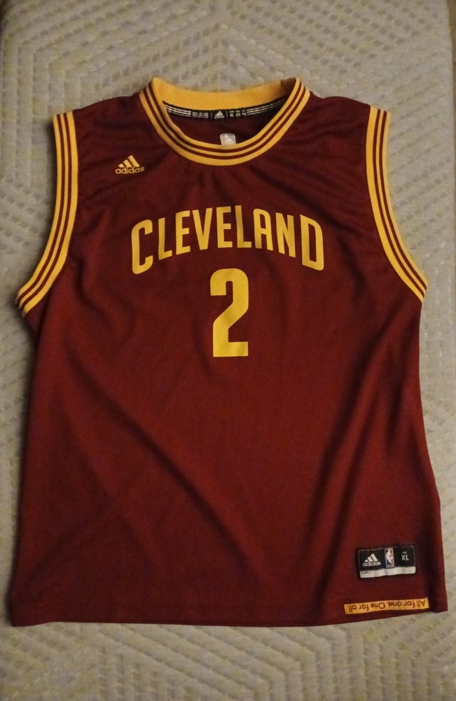 Kyrie Irving Cleveland Cavaliers #2 Adidas NBA Youth Jersey Red Size XL