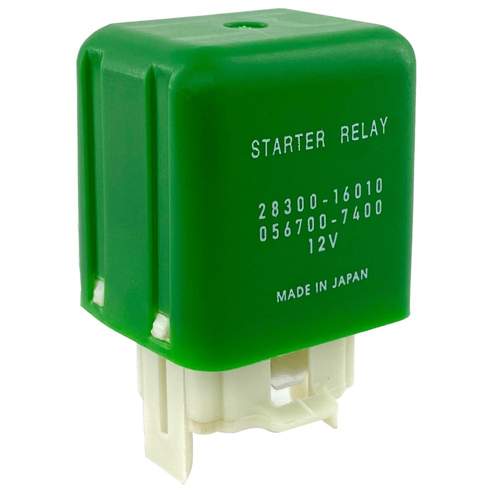 Starter Relay 28300-16010 056700-7400 30A 12VDC SPST 4-Pin Compatible with Toyot