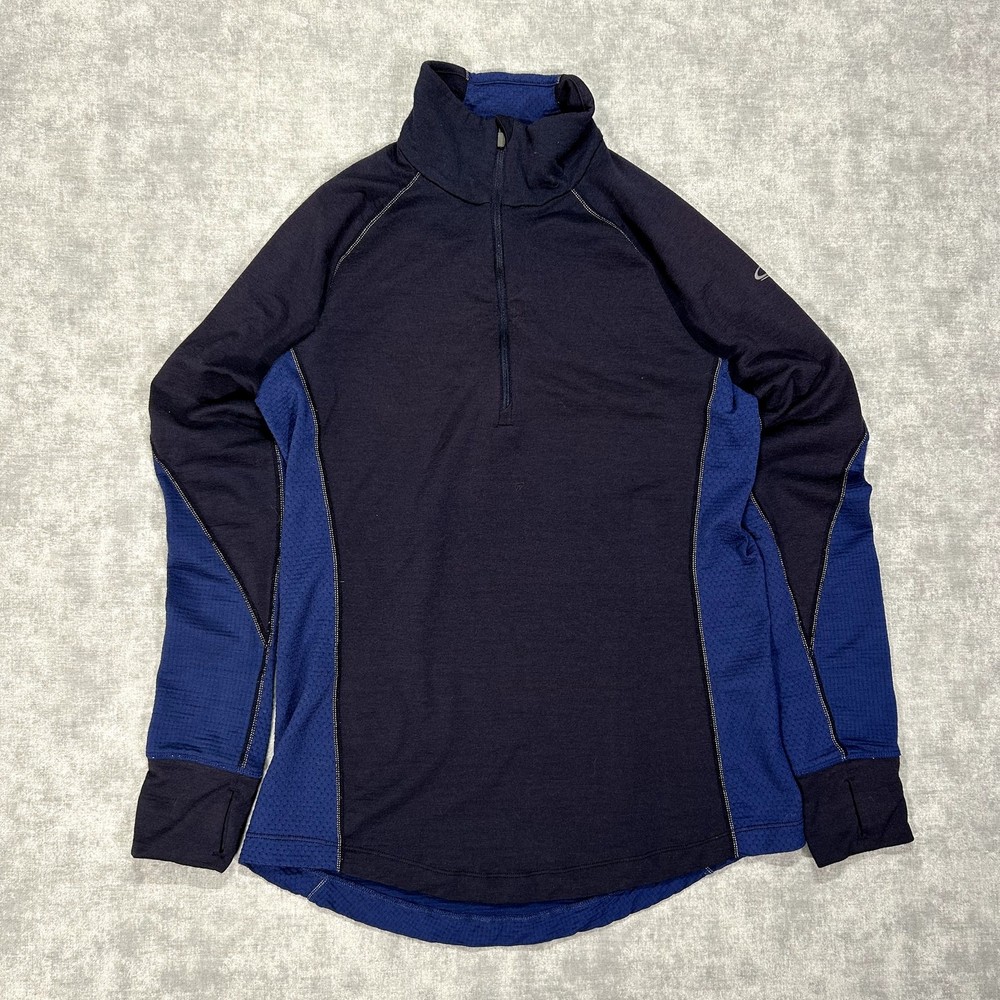 Icebreaker Merino 260 Zone lightweight base layer active 1/4 zip womens Large