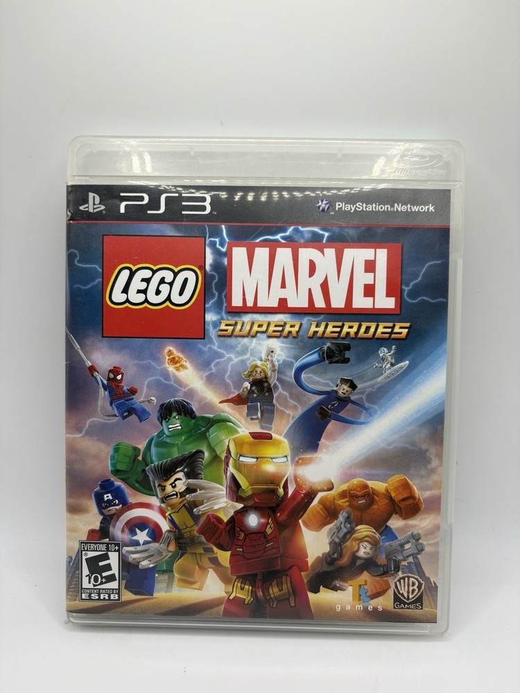 LEGO Marvel Super Heroes (Sony PlayStation 3, 2013) CIB Tested