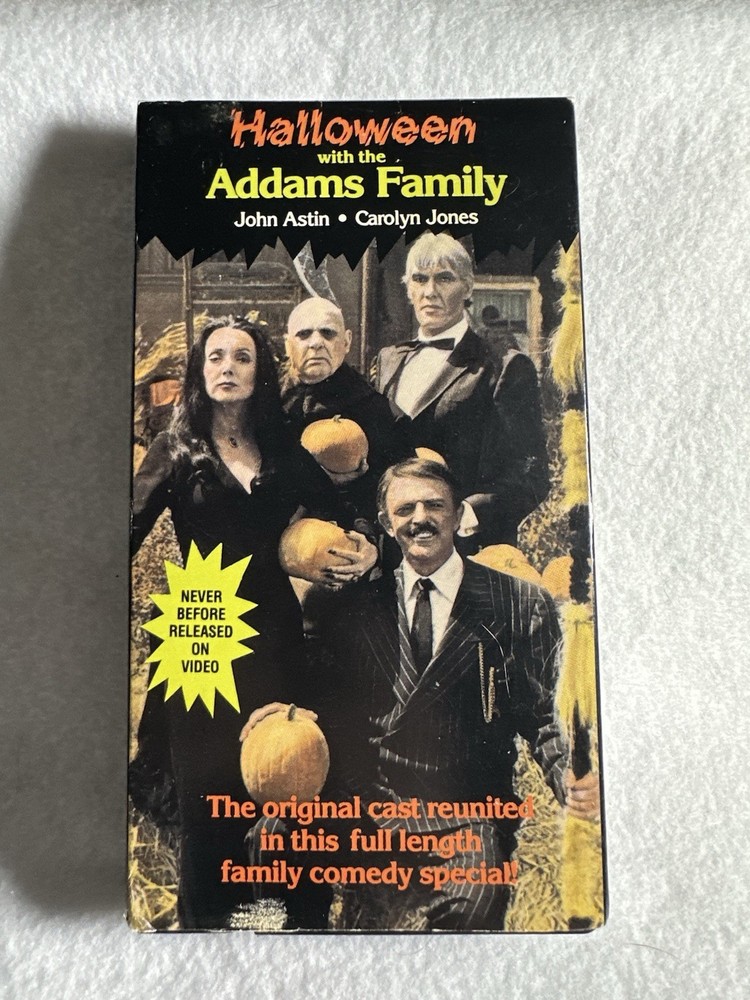 The Addams Family Halloween with the Addams Family VHS