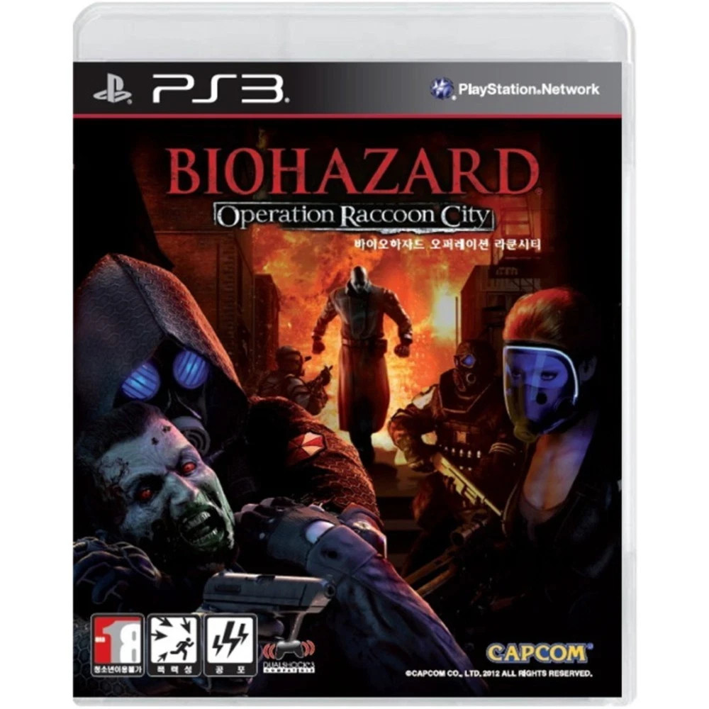 NEW PS3 Biohazard Resident Evil Operation Raccoon City Korean Version English