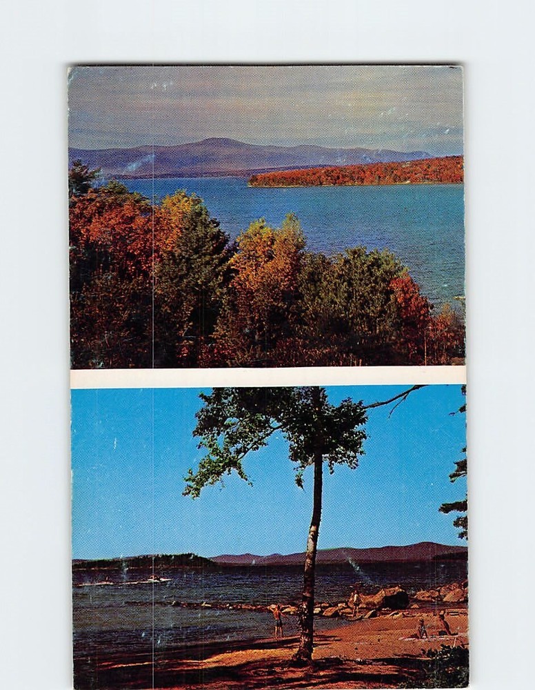 Postcard Glen Gables Inn & Motel Lake Winnipesaukee New Hampshire USA