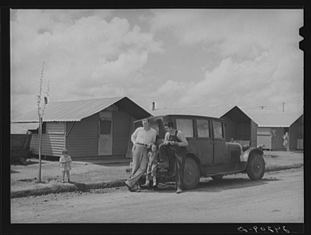 Photo:Visalia California 1940 Tulare Migrant Camp Farm Security Photo