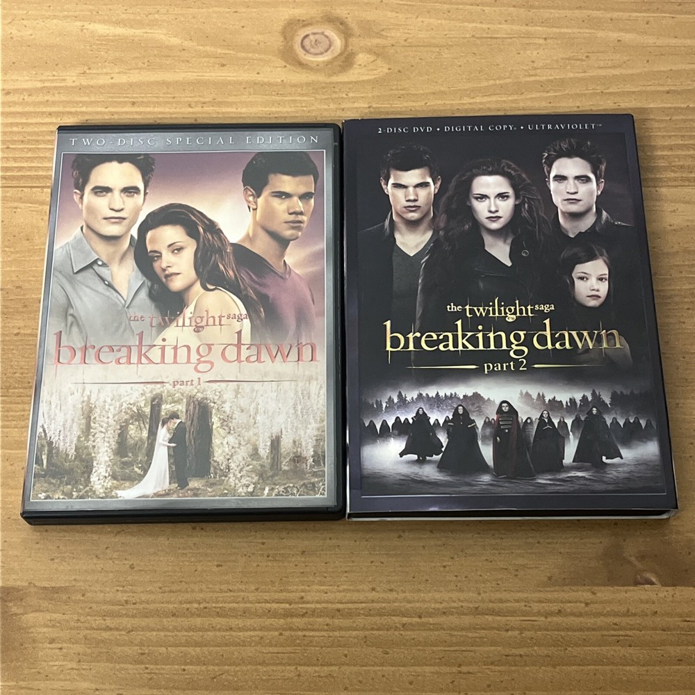 2 NEW SEALED DVDS: THE TWILIGHT SAGA: BREAKING DAWN, Part 1 & 2 Special Edition