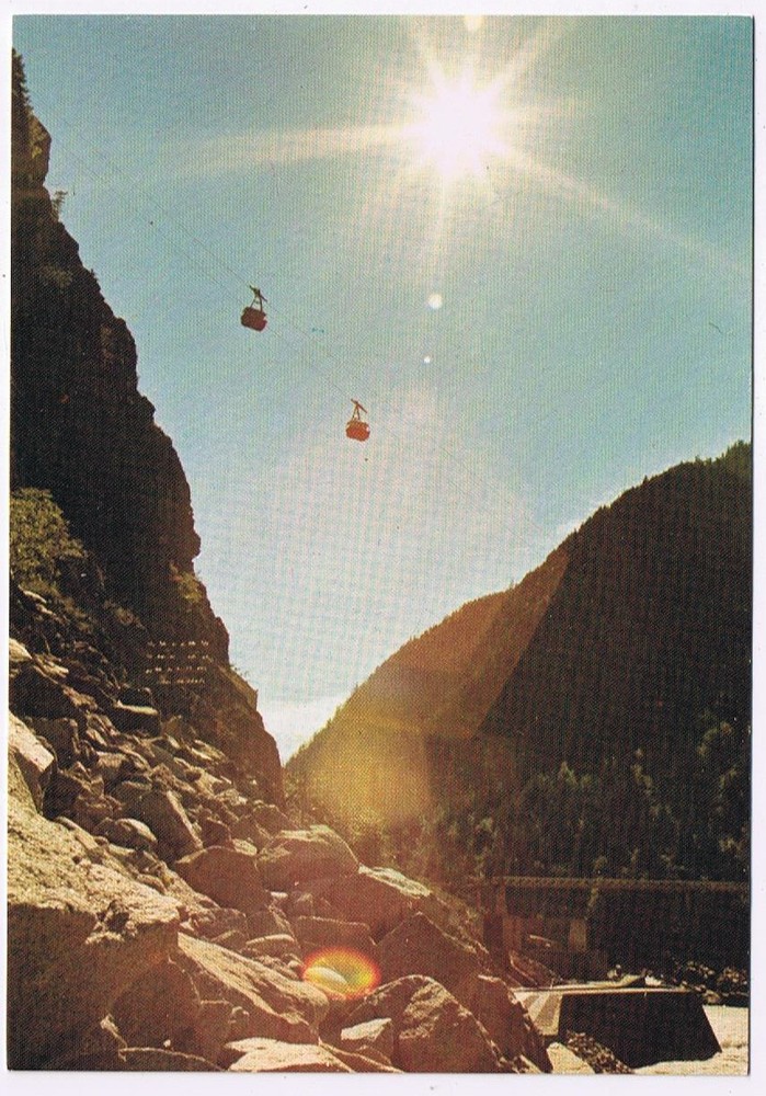 Postcard Hell's Gate Airtram Fraser Canyon BC
