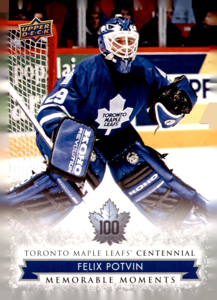 2017 Upper Deck Toronto Maple Leafs Centennial Felix Potvin