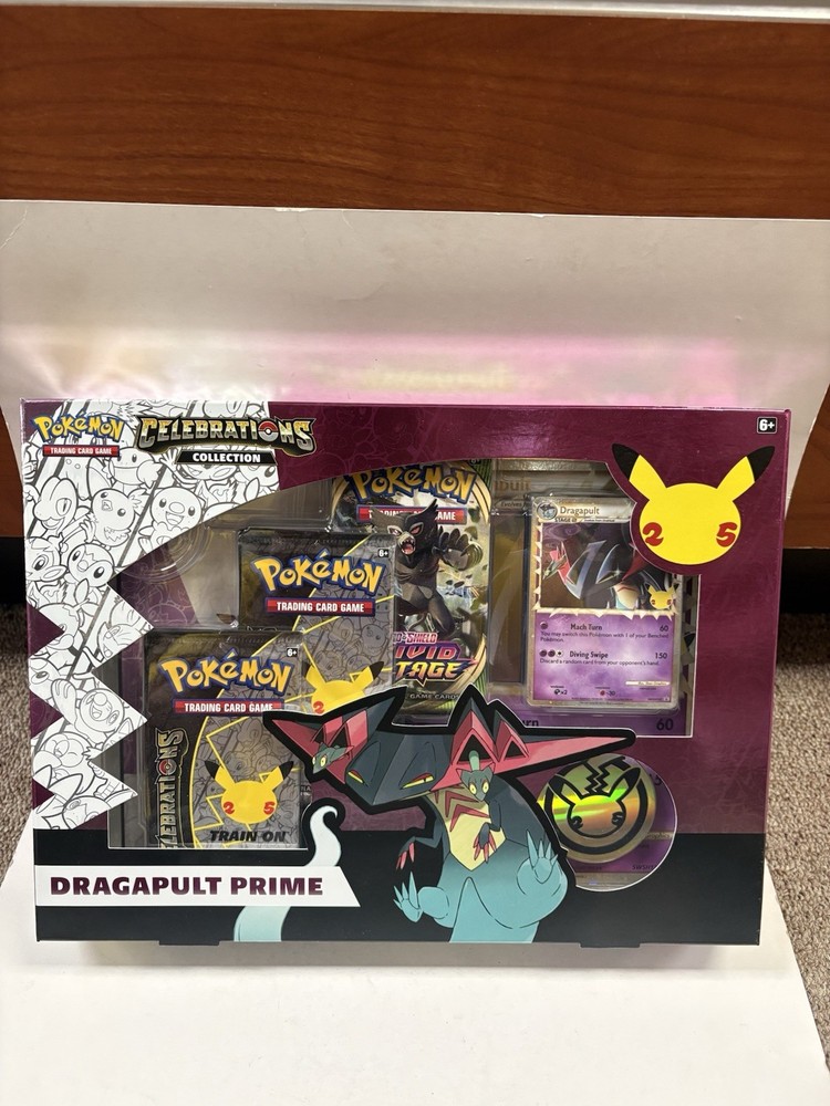 Pokemon TCG Celebrations Collection: Dragapult Prime Box New