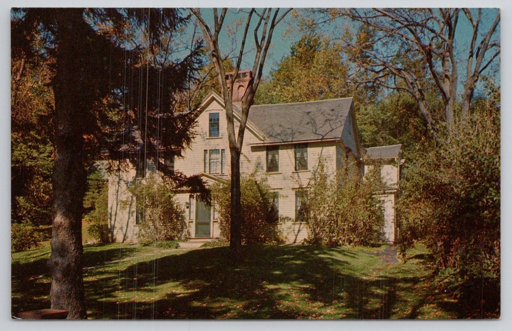 Orchard House Concord MA Louisa May Alcott Home Vintage Postcard