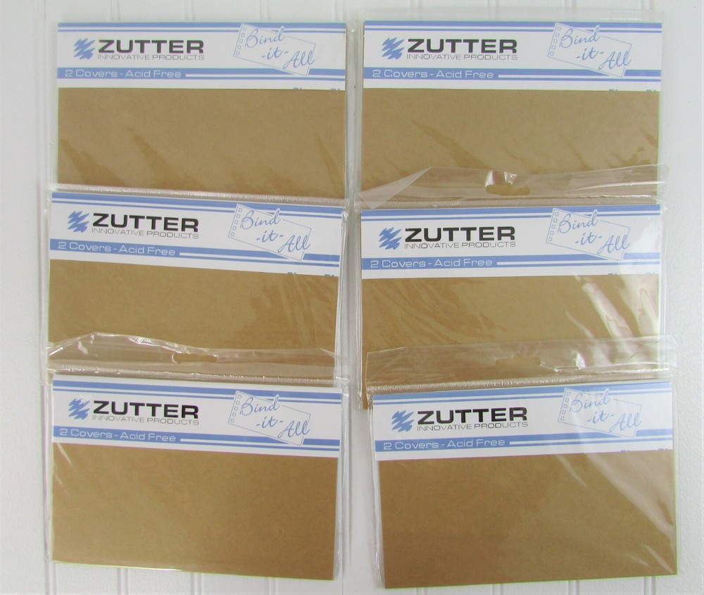 Zutter 6-Pack Acid-Free 7.5x5 Scrapbook Covers New-image