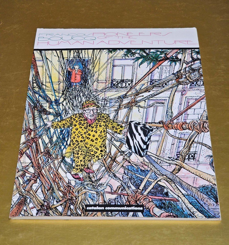 Pioneers Of The Human Adventure Vintage Graphic Novel Francois Boucq 1st Print