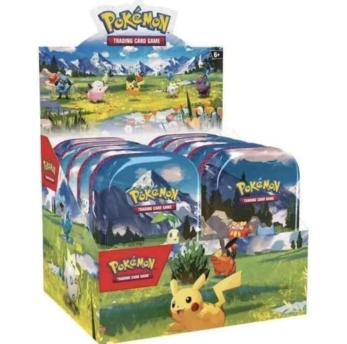Pokemon TCG Ascended Heroes MINI TIN DISPLAY BOX Factory Sealed 10x Tins