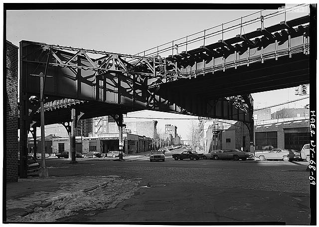 Photo:Bronx New York 1910s Elevated Railway Bent 185th St 3rd Ave Bridge