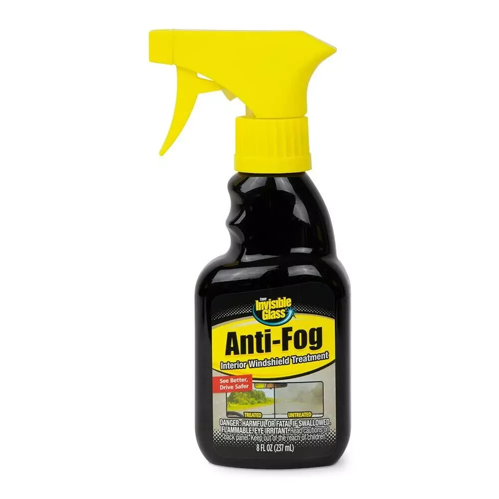 Invisible Glass 8-Oz Anti-Fog Car Defogger Cleaner Spray for Clear Visibility