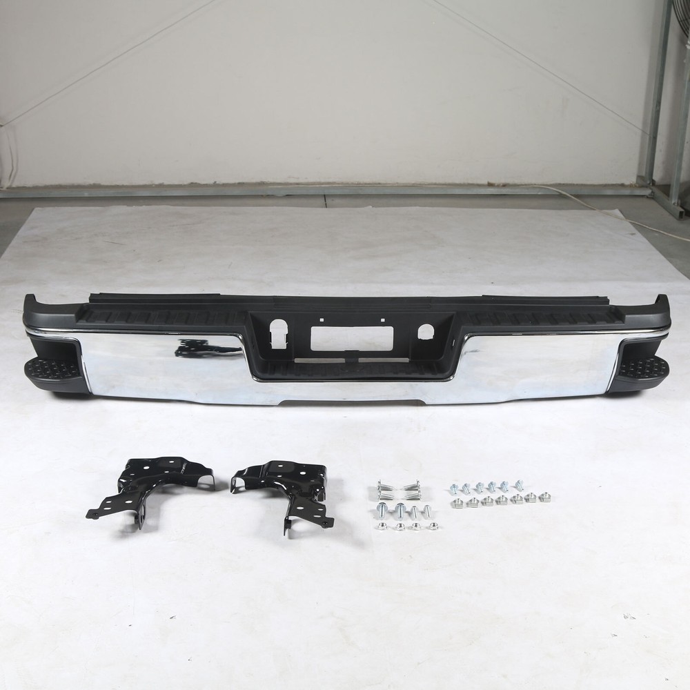 NEW Complete Rear Bumper Assembly For 2015-2019 Silverado Sierra 2500 3500 GA