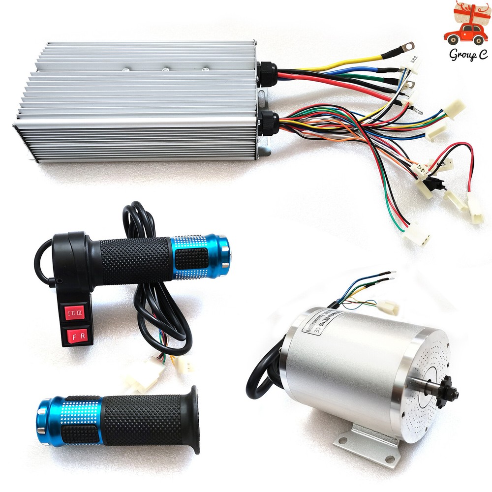 BLDC Motor Kit And Brushless Controller For Electric Scooter Go Kart 72V 3000W