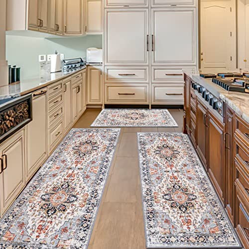 Kitchen Rugs Sets of 3,Farmhouse 19.7
