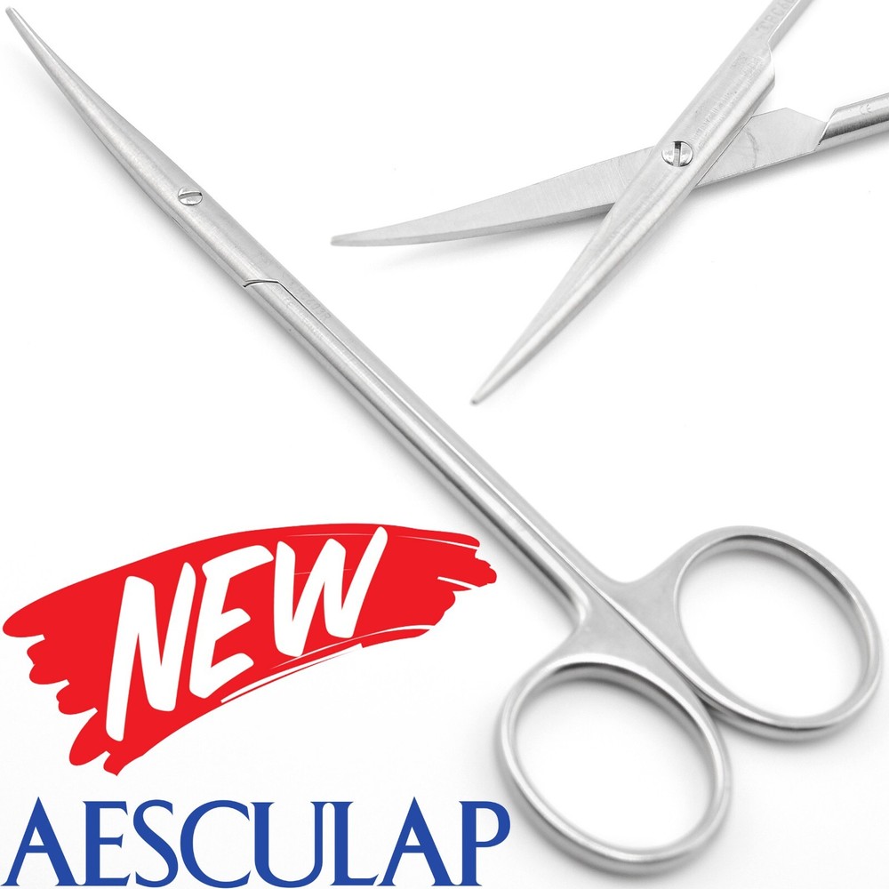 AESCULAP BC603R CVD Curved Delicate Dissecting Baby Metzenbaum Scissors 5.75