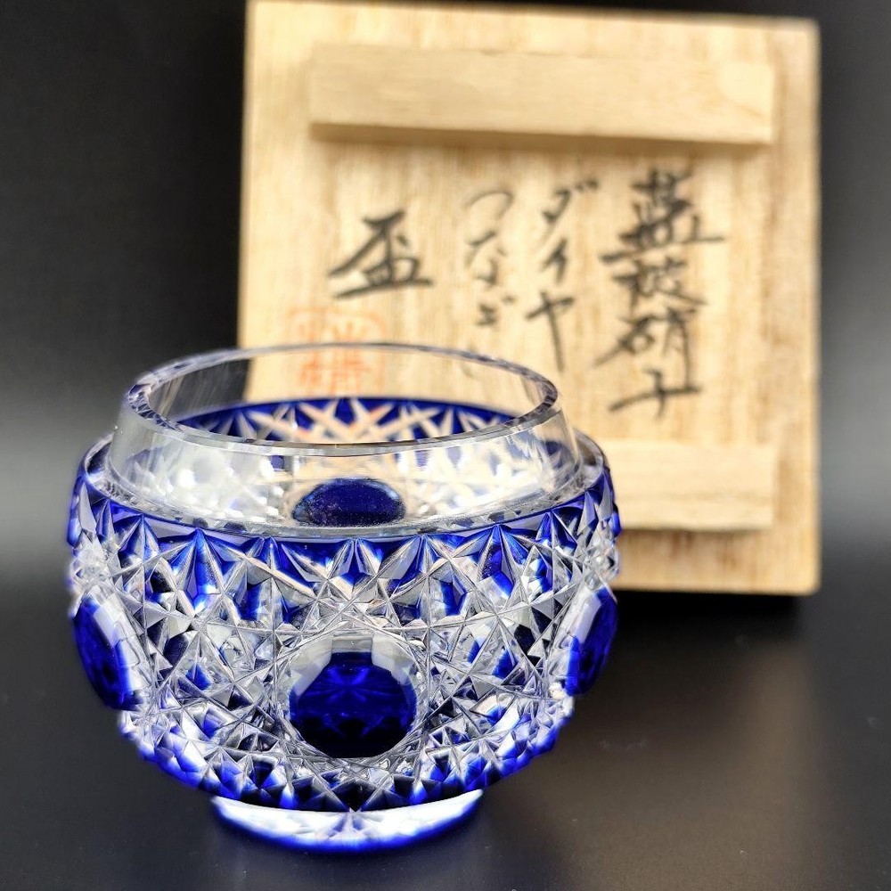Sake Cup Ultra-rare Satsuma Kiriko Yuri Seisuke Inokuchi Edo