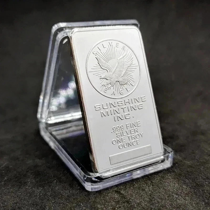 1 oz Sunshine Minting Silver Bar – .999 Fine Sealed Bullion – Troy Ounce****