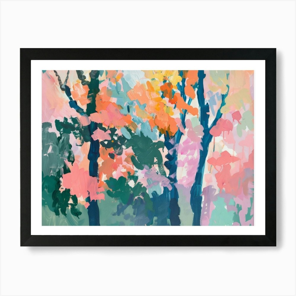 Autumn Trees 12 Art Print Framed Wall Art Poster Canvas Print Picture