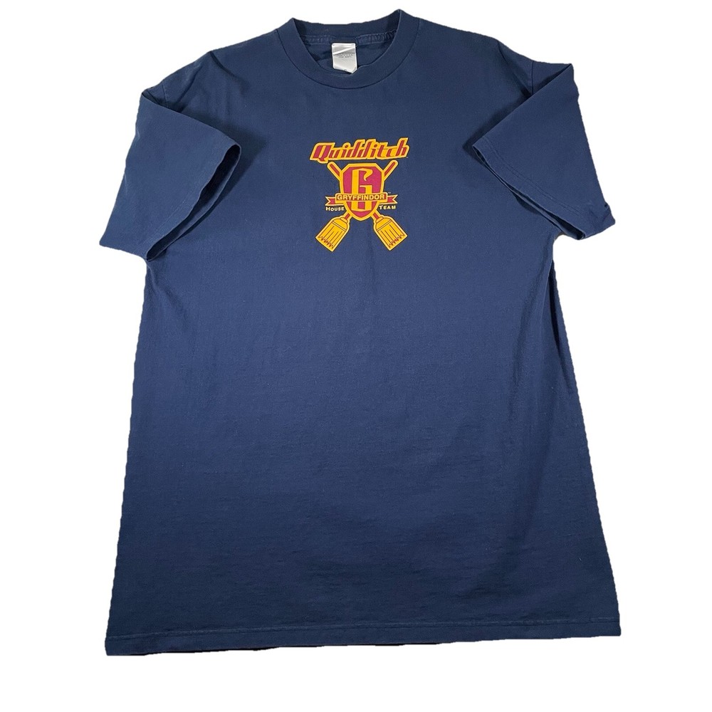 Vintage Harry Potter XL Quidditch Gryffindor Shirt Warner Bros 2000