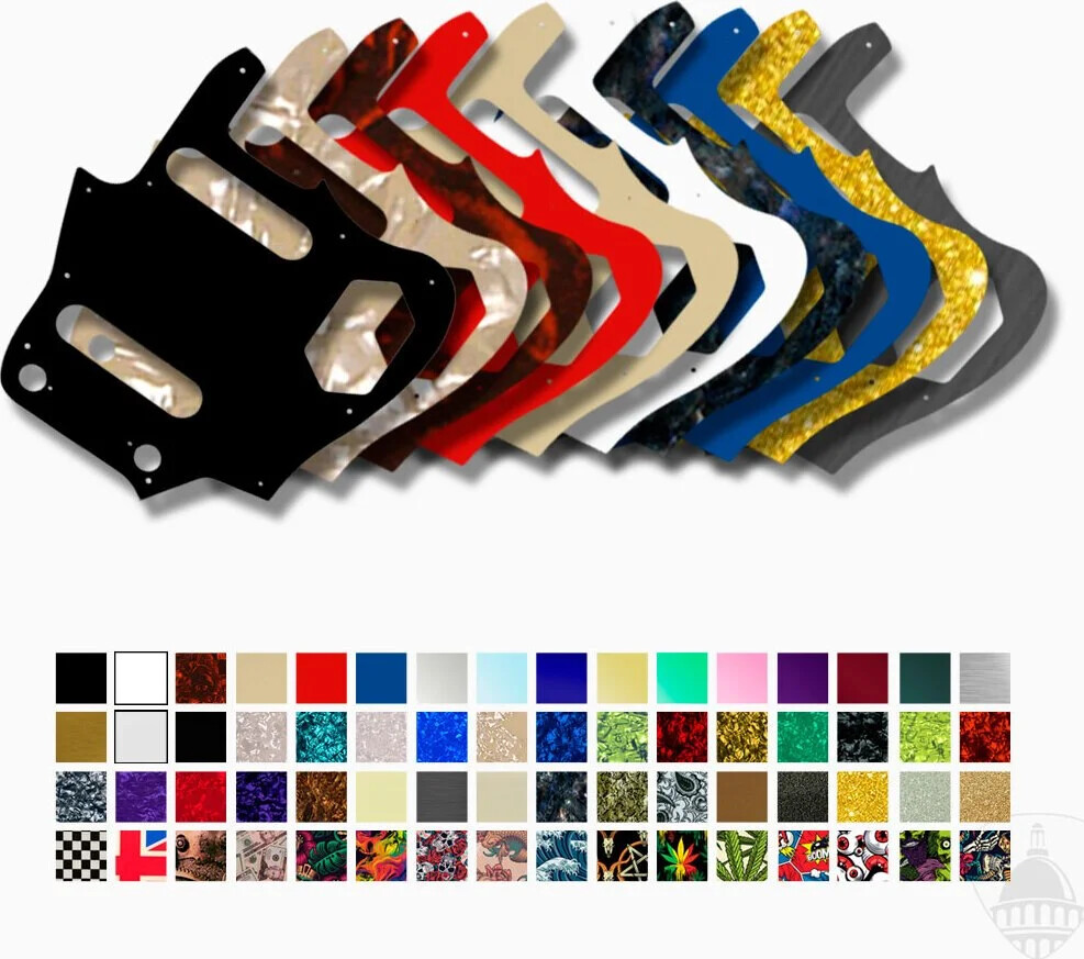 WD Custom Pickguard For Squier By Fender Vintage Modified Jaguar
