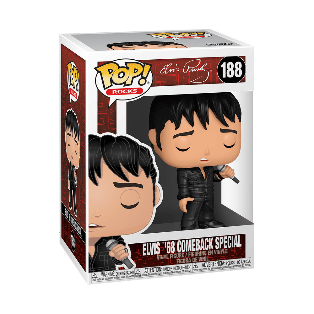 Funko Pop! Vinyl: Elvis Presley - Elvis '68 Comeback Special #188