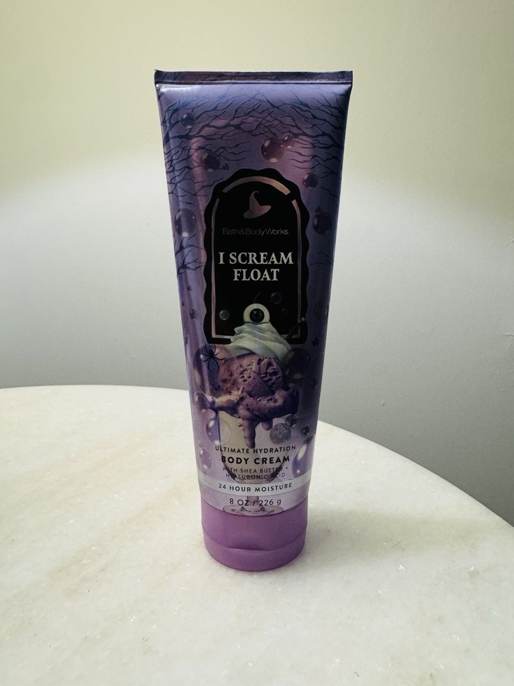 Bath & Body Works I Scream Float Ultimate Hydration Body Cream Halloween 8 oz