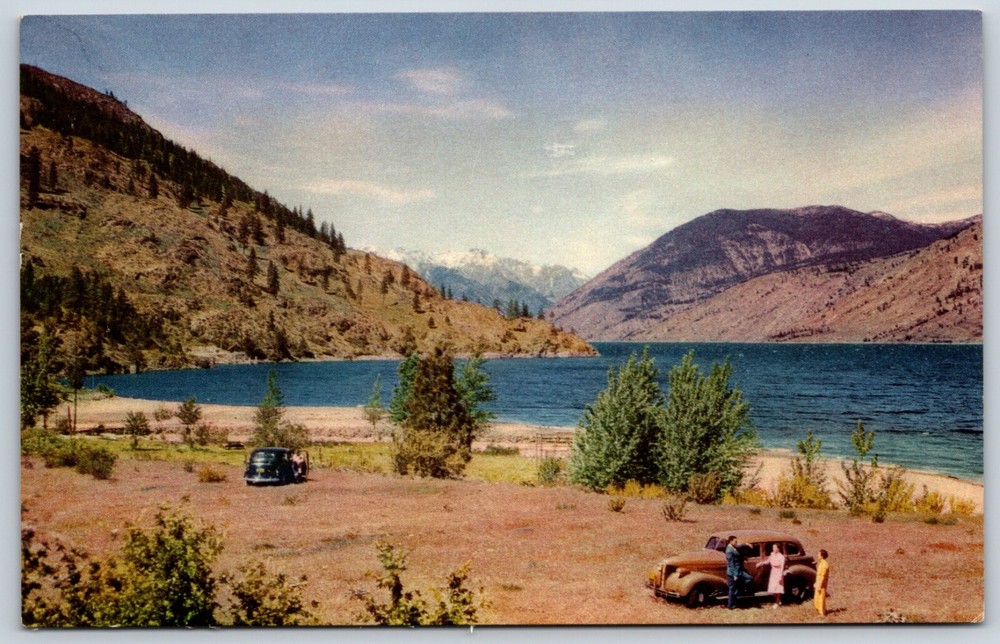 Postcard  Lake Chelan On Highway 97 Washington Unposted