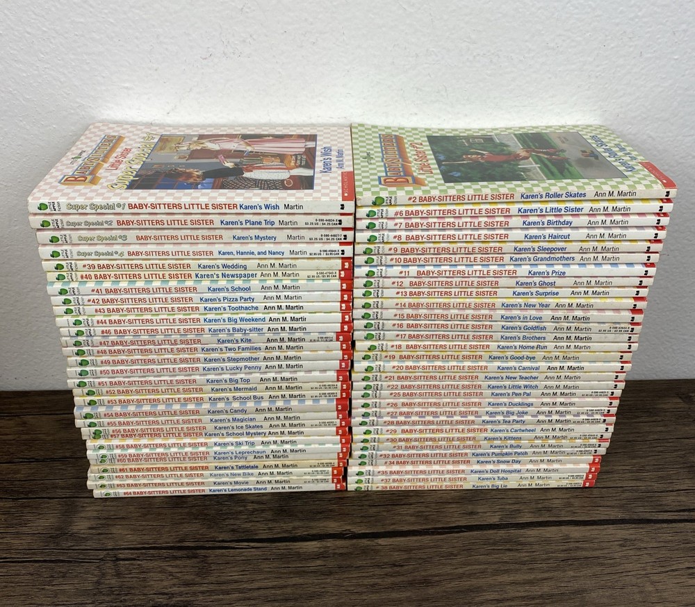 Baby-Sitters Little Sister PB Lot 59 Chapter Books Ann M. Martin Vintage 80s 90s