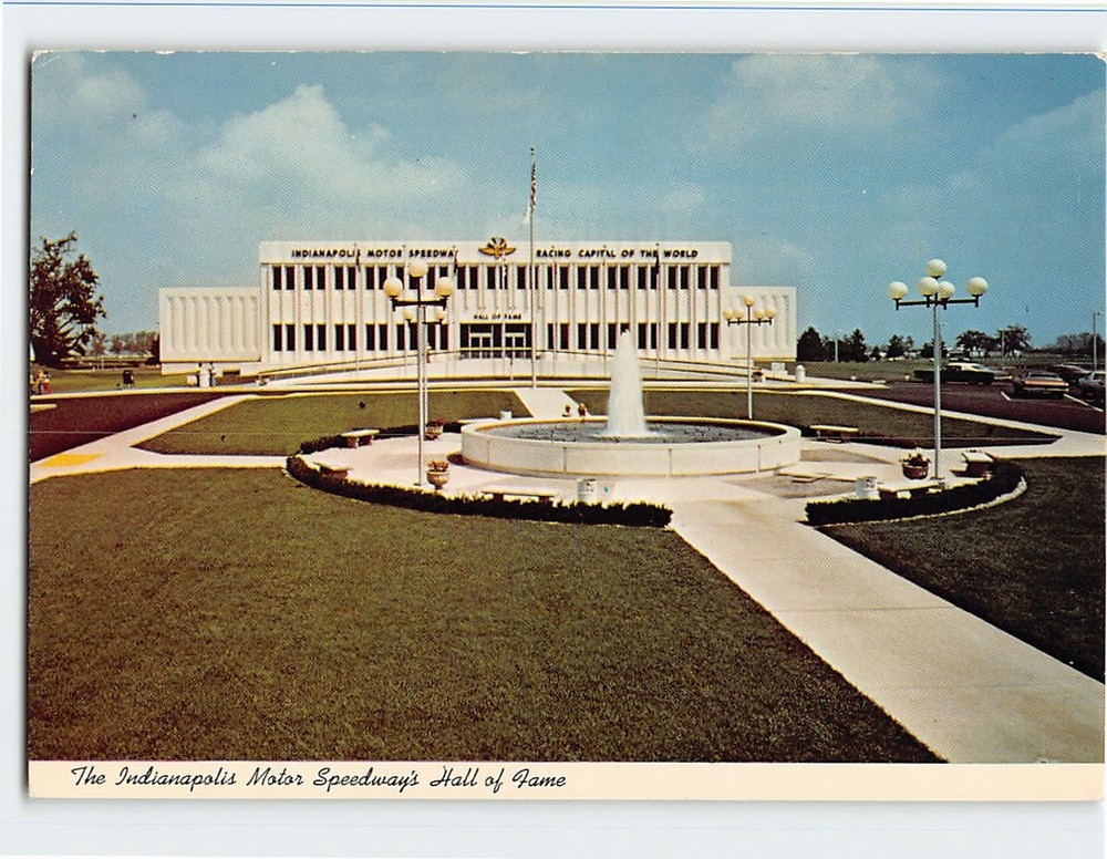 Postcard The Indianapolis Motor Speedways Hall of Fame Indianapolis Indiana USA